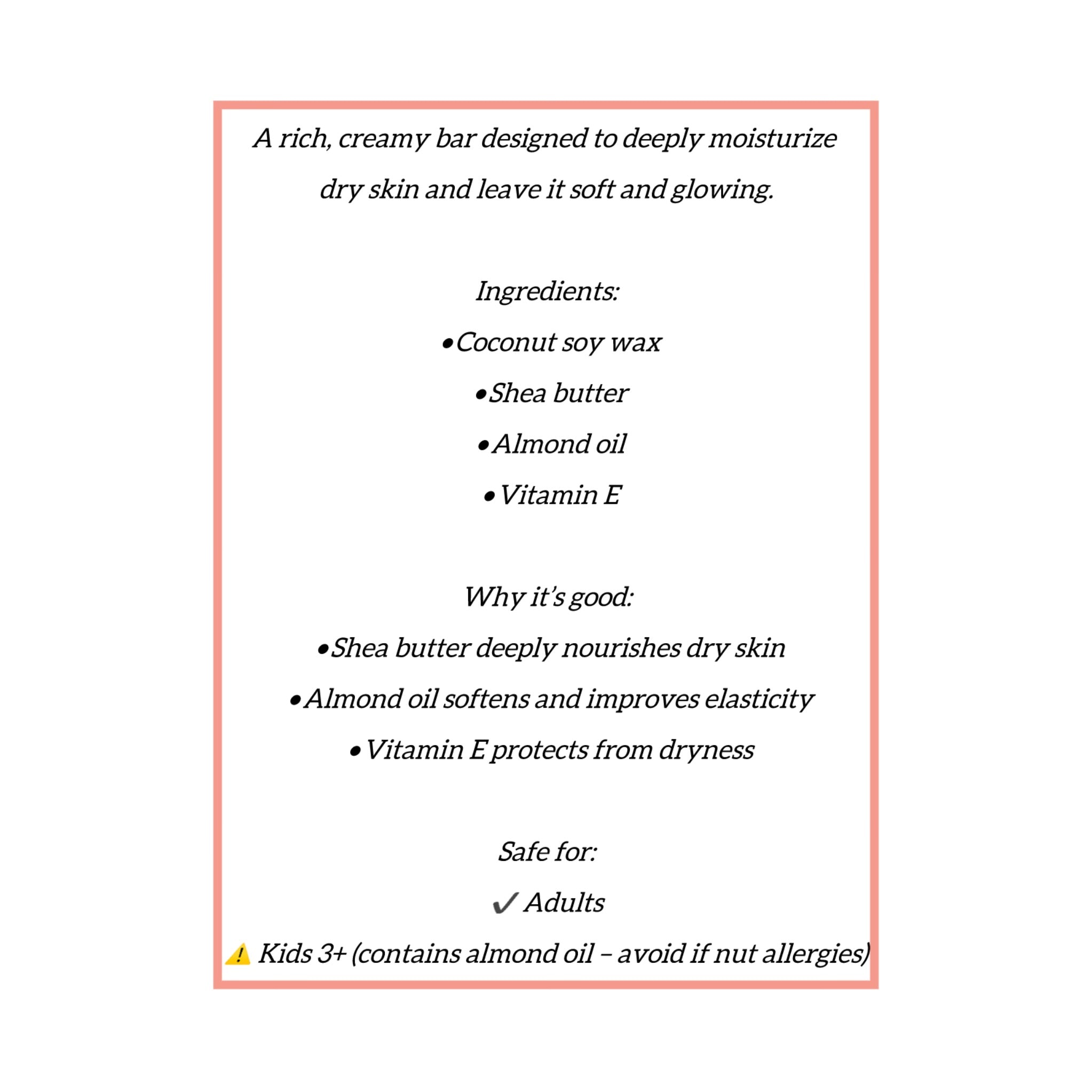 Amaranta cream candle