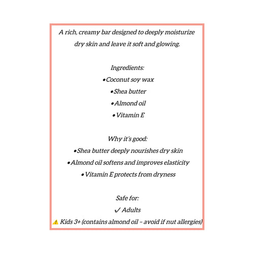 Amaranta cream candle